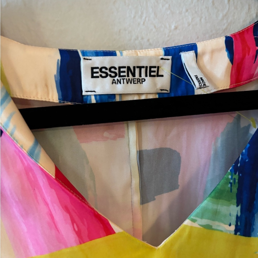 Essential Artwerp Multi Color Top Size 36 - image 3
